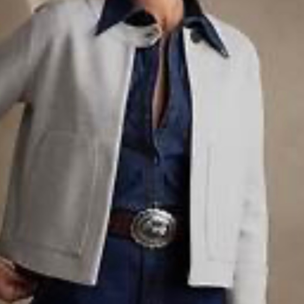 NWT Banana Republic Factory Boxy Melton Utility Jacket